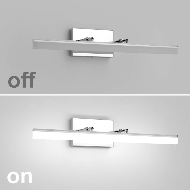 Aipsun 24 inch Modern LED Vanity Lights Adjustable Bathroom Vanity