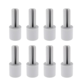 LT Easiyl 8 Pcs 10x25mm Plastic Potentiometer Extension Shaft for Mixer Potentiometer Electric Guitar Grey