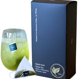 TEAL Green Apple Herb Tea (Natural Apple Mint) Tea Bag, 0.1 oz (3 g) x 20 Prefecture, Green Tea, Shizuoka Prefecture, Makinohara, Present, Gift, Entertainment, Souvenir, Shizuoka Tea, Japanese Tea