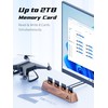 AODUKE 8-Port USB 3.0 SD Card Reader, Walnut Wood Design