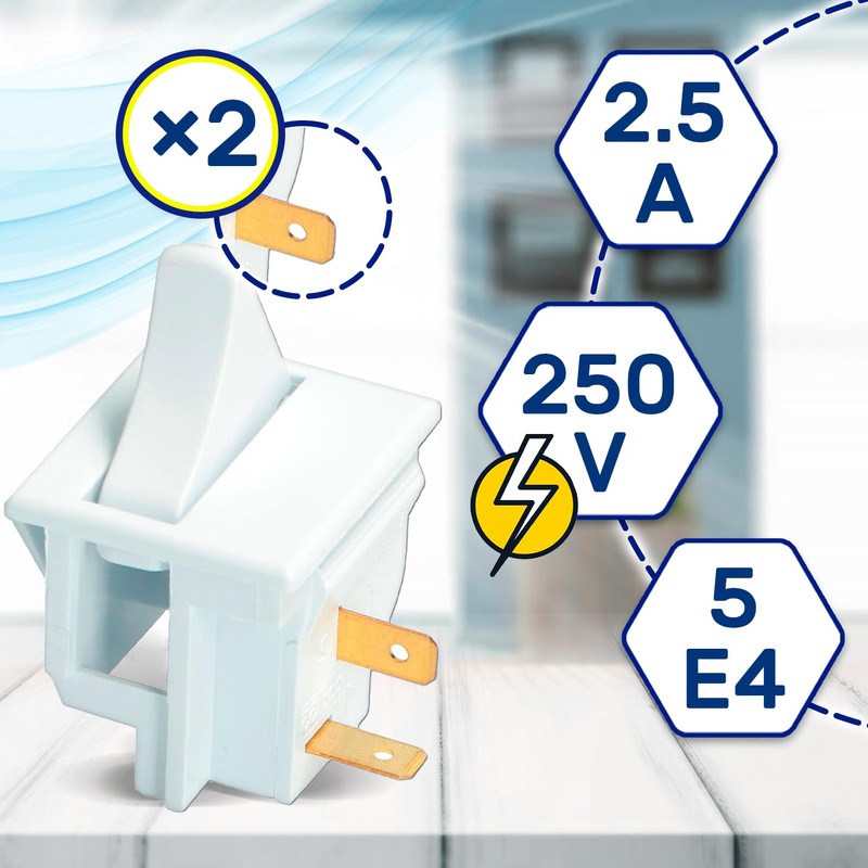 Light Switch for Fridge with Original Code 4094880285 for Beko