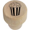 19mm 'Popcorn Bucket' Wooden Bottle Stopper/Cork (BS00031257)