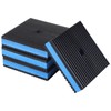 4 PCS Anti Vibration Pads, Heavy Duty Ribbed Rubber Pads