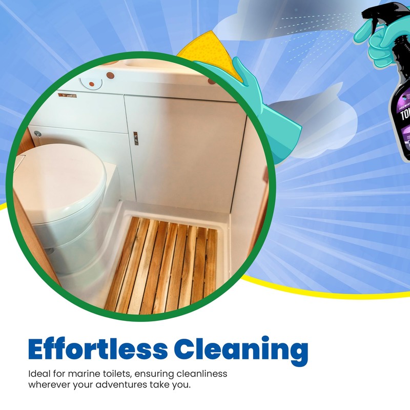 Walex Premium RV/Marine Toilet Bowl Cleaner - Naturally Derived Formula,