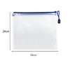 Pack of 12 A4 Document Wallets, Waterproof Document Bag for