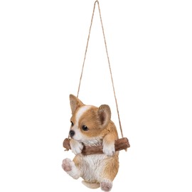 Hi-Line Gift Ltd 87704-E Hanging Chihuahua Puppy Statue