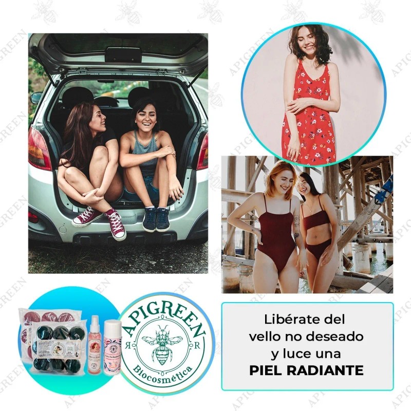 Cera Española Apigreen Pre Y Post Depilatorios Piel Sensible