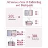 Narwey 6 Set Compression Packing Cubes for Backpack and Suitcases,