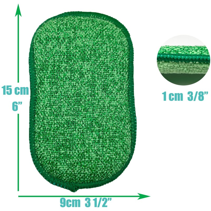 Pack of 12 Washing Up Sponge, Washable Dish Sponge, Kitchen