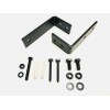 G&J 8 Packs Bypass Door Bracket Wall-Mount Black Steel for