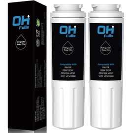 OHFULLS RWFFR Viking Water Filter, Compatible with DDBF DDFF DDSF036 VCBF VCFF VCSF036D, 2-Filters Included