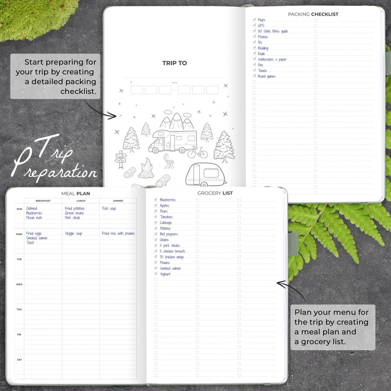 Clever Fox Camping Journal – Camper Log Book & RV
