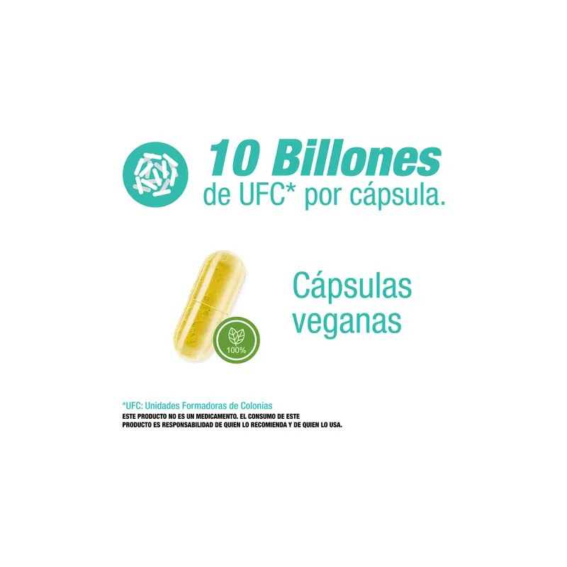 Probióticos Prominent Flora Sin Sabor 30 Cápsulas Cúrcuma Biotina