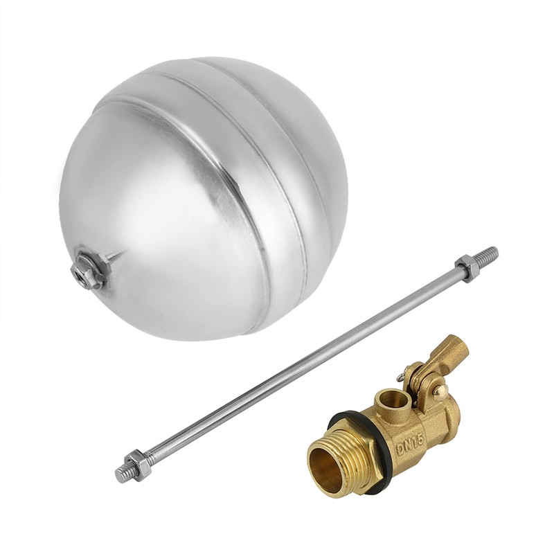 Jeanoko DN15 G1/2 Stainless Steel Floating Ball Float Valves Brass