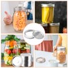 Stainless Steel SplitType Mini Glass Jar Lids Container Sealing Cover