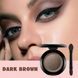 Shimmer Golden Brown Eyeshadow, Highly Pigmented Eye Shadows, Creamy Texture for Easy Blend, Nude Eyeshadow Palette for Natural Look, Glitter Eye Makeup, Compact Design Neutral Eye Shadow for Daily