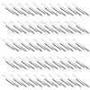50Pcs 2.4in Arrows Vanes DIY Spiral Feather Wing Competitive Bow
