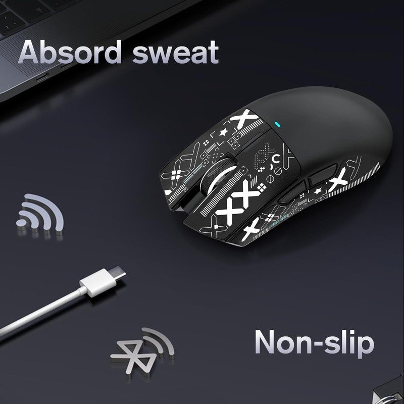 MAGIC-REFINER Attack Shark Gaming Mouse Anti-Slip Grip Tape, Compatible with