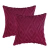 Pallene Soft Faux Fur Throw Pillow Covers 22x22 Set of