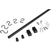 Gedotec Design Kitchen Railing Wall Rail System | Black Matt