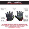 GRIPPP LIGHT SF グローブ ブラック/ホワイト XL 72140XL ハーツェル(Hirzl)