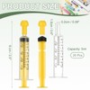 PETAXCELL Feeding Syringes with Cap, Plastic Syringes for Liquid Pet