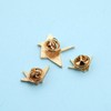 SHIDXIB 6Pcs Exquisite Enamel Alloy Brooch Set Delicate Paper Crane