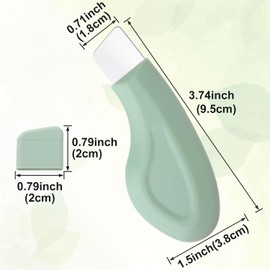 PAGOW Herramientas para eliminar puntos negros, silicona para eliminar espinillas, espátula de piel profunda, raspador facial suave y seguro para hombres y mujeres (1 unidad)
