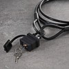 Drahtseile24 Steel Cable Black, Cable Lock, Steel Cable Coated with
