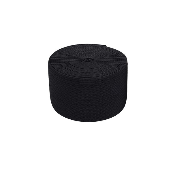 Cutefly 1 m Rubber Band 60 mm Wide White (Black), Latex, 60 mm