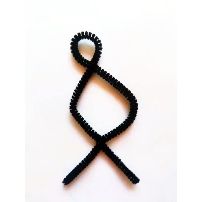 Pipe Cleaners Black Chenille Stems（400 Pack) for Crafts Art Creative