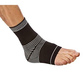 Cho-Pat Small Black Dynamic VE Ankle Compression Sleeve