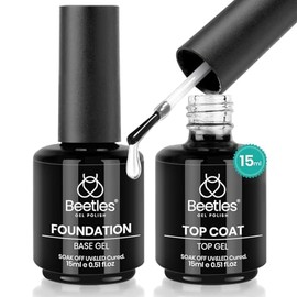 Beetles Base y Top Coat para Uñas Gel 2 Piezas 15ml
