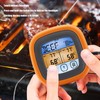 Barbecue Oven Thermometer Dual Probe Electronic Digital Display Touch Button