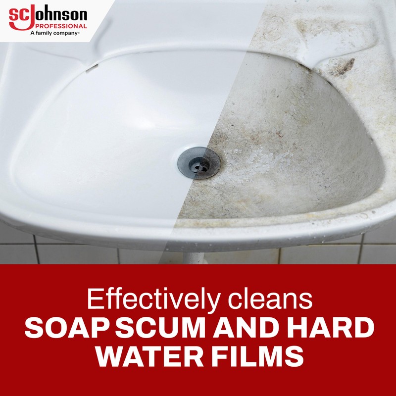 SC Johnson Professional Non-Acid Bowl and Bathroom Cleaner, Disinfectant Cleaner,