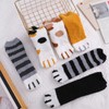 6 Pairs Fuzzy Socks for Women, Cat Claw Socks, Slipper