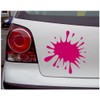 Samunshi® Paint Splashes Sticker 7.5 x 8 cm Black