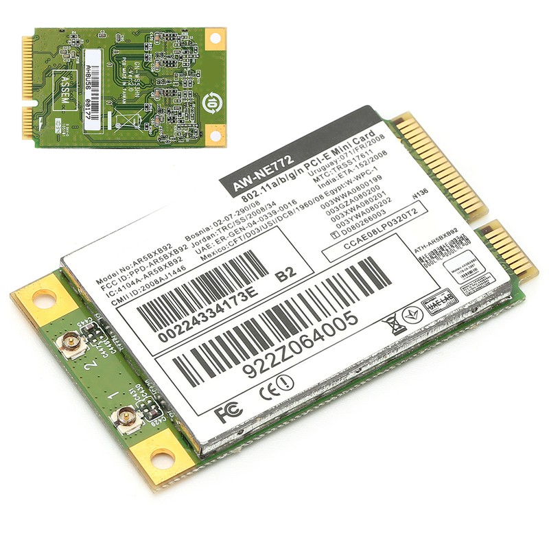Wireless Network Card AR9280 AR5BXB92 DualBand 5G DriveFree Support for