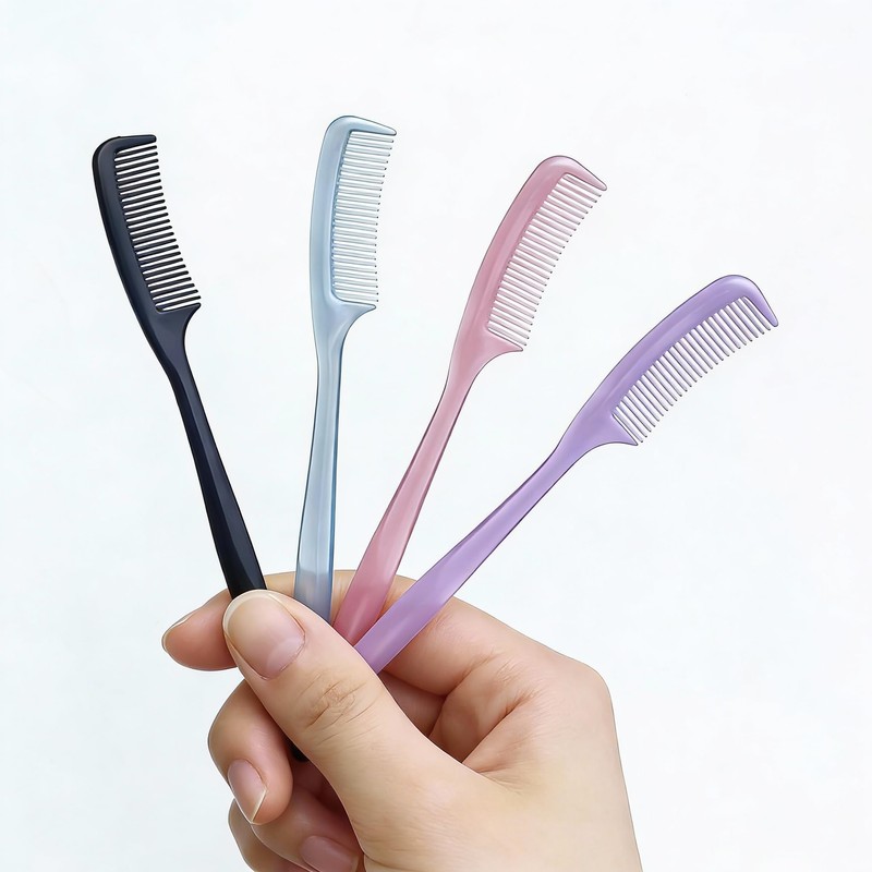 4-Pack Hamster Grooming Combs and Small Pet Hair Brushes for
