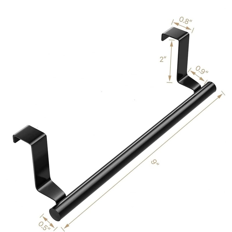 DAIYEE Stainless Steel Over Door Towel Rack Bar Holders for