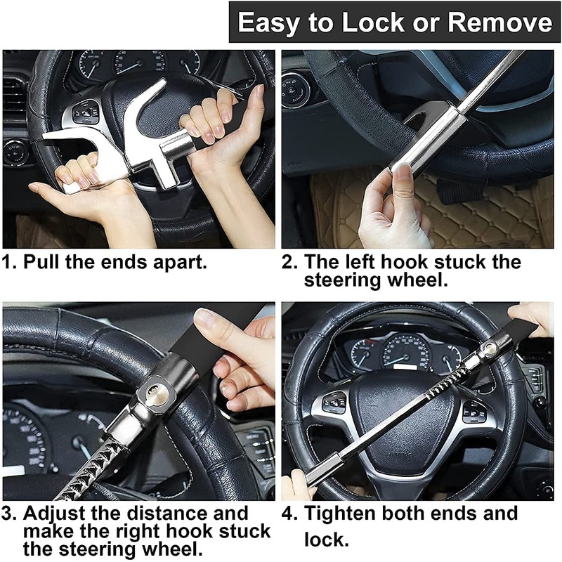 Car Steering Wheel Lock, lootaan The Anti Theft Device for