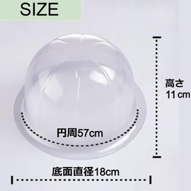 Asdays Hat Rack Stand Shape Plastic Cap Wig Hat Holder 57cm Set of 8
