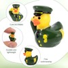 40pcs Mini Veteran Tribute Ducks, Resin Miniature Military Soldier Ducks