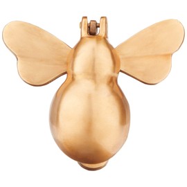 Star Rose Accents - Solid Brass Bumblebee Door Knocker 5 x 4.25 in. in a Beautiful Antique Gold for The Front Door. Includes Bonus Eco Friendly Seed Card.