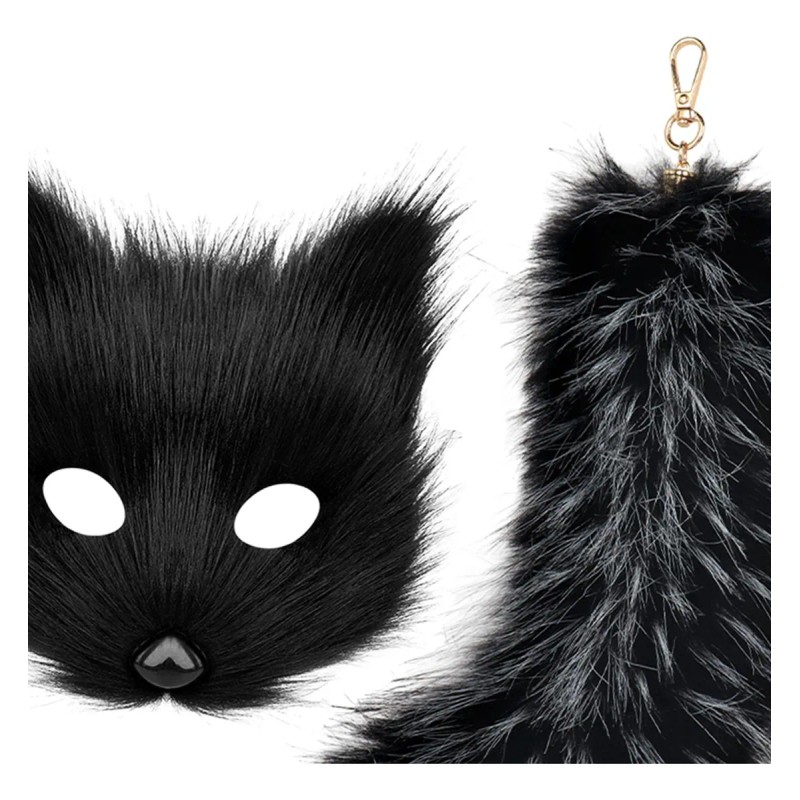 Máscara Y Cola De Therian, Accesorios Creativos Para