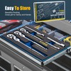 YIYEIE 6-Piece Flex Head Ratchet Set, 1/4", 3/8", 1/2" Drive,