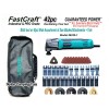 FastCraft 42pc Oscillating Multi Tool Set 5A PEAK Multi Tool