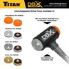 Titan 63637 Interchangeable Steel Striking Faces for Titan DBX 28oz
