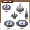 Mixiflor 6 Pcs Wire Brush for Drill Set, Wire Cup
