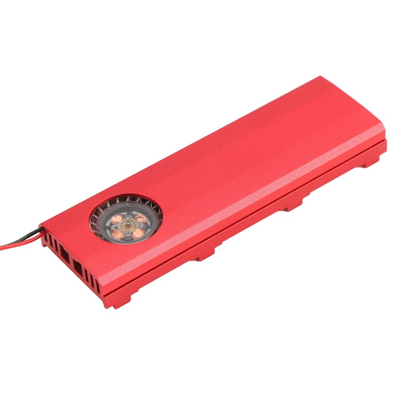 M.2 NGFF NVME SSD Heatsink Quadruple Heat Dissipation 5V Fan